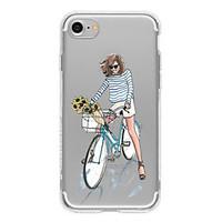 Bike Girl TPU Case For Iphone 7 7Plus 6S/6 6Plus/6S Plus
