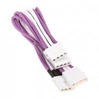 BitFenix Alchemy Molex zu 3x Molex Adapter 55 cm Sleeved Purple / White / White