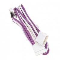 BitFenix Alchemy Molex 4x SATA Adapter 20 cm - sleeved Purple / White / White