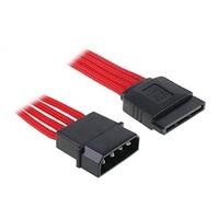 bitfenix alchemy molex to sata adapter 45 cm sleeved redblack