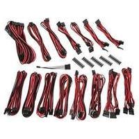 bitfenix alchemy 20 psu cable kit evg series black red