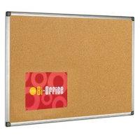 bi office cork board 600x900 alum frame