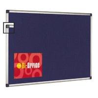 BI OFFICE BLUE FELT BRD 600X900 ALUM FRM