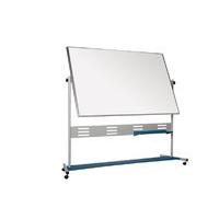 bi office evolution magnetic revolving whiteboard