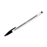 Bic Cristal Medium 0.7mm Ballpoint Pen Black - 50 Pack
