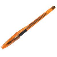 bic orange grip pen black 811925 20 pack