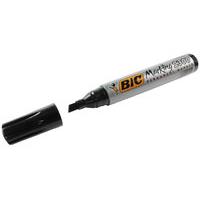 Bic Marker Permanent Chisel Tip Black 300093 - 12 Pack