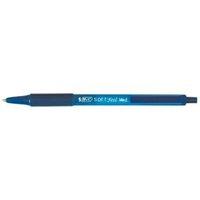 Bic Softfeel Clic Retractable Blue Pen - (pk12)