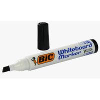 bic velleda drywipe marker chisel black 12 pack