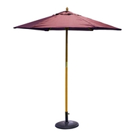 birch garden parasol red