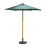 Birch Garden Parasol Green