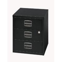 bisley a4 mobile home filer 3 drawer black