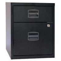 bisley a4 mobile home filer 2 drawer black