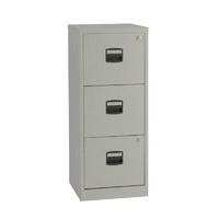 Bisley A4 Personal Filing Cabinet 3 Drawer Grey