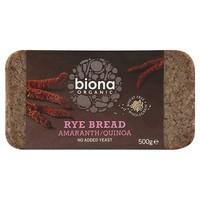 Biona Org Amaranth Quinoa Rye Bread 500g