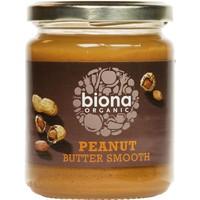 Biona Organic Smooth Peanut Butter 500g