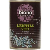 Biona Lentils Vert 400g