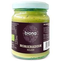 Biona Org Horseradish Mustard 125g