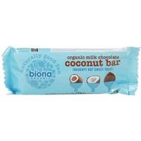 Biona Org Milk Choc Coconut Bar 40g