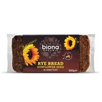 Biona Org Wmeal Rye Sun Seed Bread 500g