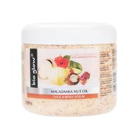 Bio Glow Macadamia Nut Face & Body Scrub 300ml