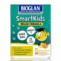 Bioglan SmartKids Brain Formula Omega 3 30 Chewable Squirts - 30   Chewables