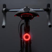 Bike Lights Rear Light LED Cycling Outdoor Creative High-brightness Safety Warning Taillight IPX6 Waterproof 5 Modes Mountain Tail Night Seat Back