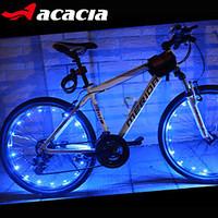 Bike Wheel Light, ACACIA LEDs Cycling Bike Waterproof Signal Tire Spoke Brighting Light Flash wire lamp