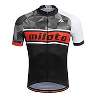 Bike/Cycling Shirt / Sweatshirt / Jersey Men\'s Short SleeveBreathable / Moisture Permeability / Quick Dry / Reflective