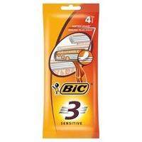 bic 3 sensitive shaver x 4