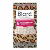 Bioré Limited Edition Cheetah Deep Cleansing Pore Strips x6