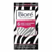 Bioré Limited Edition Zebra Deep Cleansing Pore Strips x6