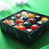 billiard balls pool compact size resin