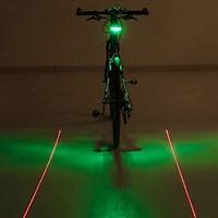 Bike Lights / LED Light Bulbs / Rear Bike Light LED / Laser - Cycling Color-Changing / Warning AAA 400 Lumens Battery Cycling/Bike
