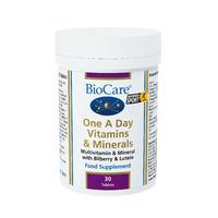 biocare one a day vitamins minerals 30tabs