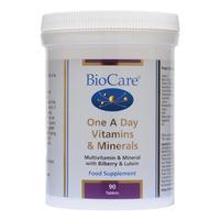 biocare one a day vitamins minerals 90tabs