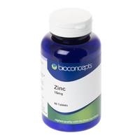 bioconcepts zinc 15mg tablets