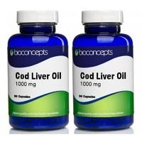 bioconcepts cod liver oil soft gels 1000mg twin pack