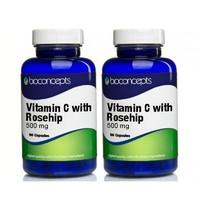 Bioconcepts Vitamin C with Rosehip Tablets 500mg - 180 Tablets