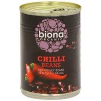 Biona Organic Chilli Beans (395g x 6)