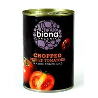 Biona Tomatoes - Chopped (400g x 12)