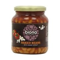Biona Organic Baked Beans in Tomato Sauce - Glass Jars (340g)