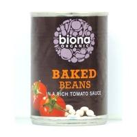 Biona Baked Beans In Tomato Sauce - Can (420g x 6)