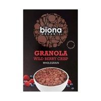 biona org wild berry granola 375g 1 x 375g