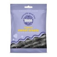 biona licorice spirals 75g x 12