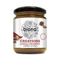 biona organic chilli peanut spread 250g 1 x 250g
