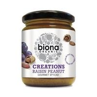 Biona Organic Raisin Peanut Spread 250g (1 x 250g)