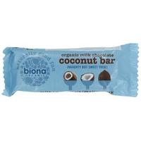 biona organic milk chocolate coconut bar 40g