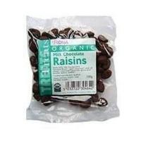 biona organic milk chocolate raisins 60g 1 x 60g