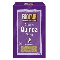 biofair organic quinoa pops 120g